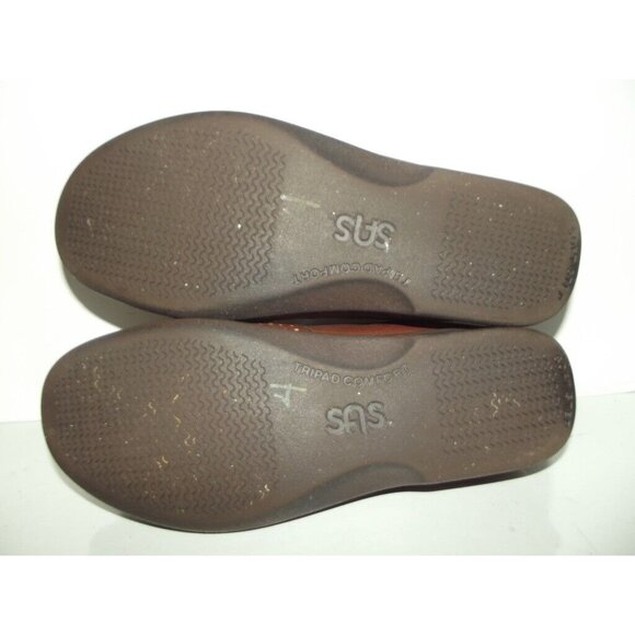 SAS Shoes Womens Size 10 Loafers Brown Slip On Tripad Comfort Soft Step - Picture 9 of 10